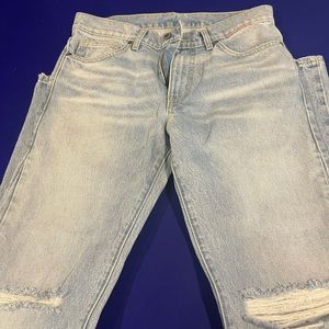 NWOT Mens Flared Jeans Distressed MoojiMooji Denim. Vintage inspired